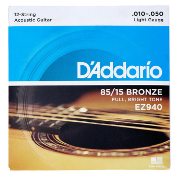 D'Addario EZ940 10-50 Struny do gitary akustycznej